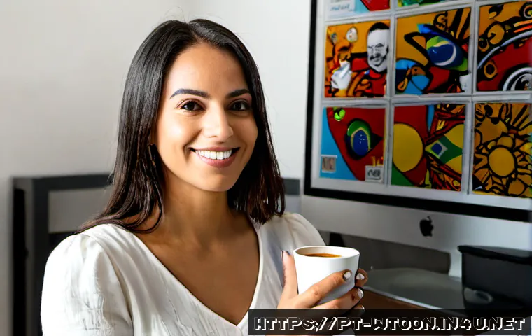 Home 15 웹툰작가 꿈을 이룬 사람들의 사례 - Photorealistic Brazilian webcomic artist in her early 30s celebrating a career milestone in a bright...